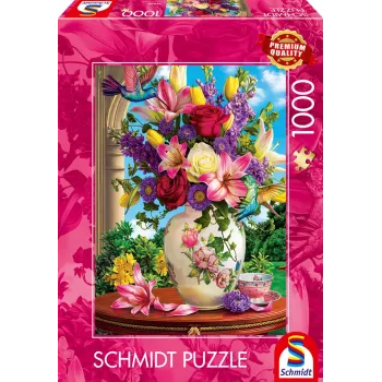SCHMIDT SPIELE Blumenbouquet Puzzle (1000 pezzi)
