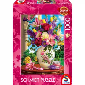 SCHMIDT SPIELE Blumenbouquet Puzzle (1000 pezzi)