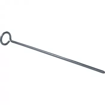 High Peak Picchetti in acciaio con testa ad anello, 6 pezzi (20 cm)