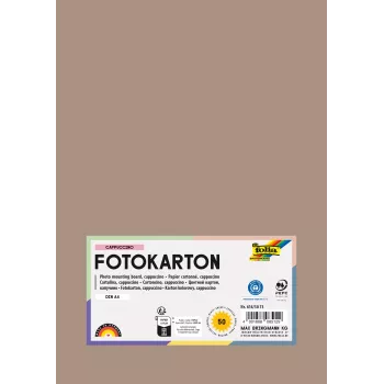 Folia 614/50 73 Cappuccino Solid Cartoncino A4 300 g/m² 50 fogli