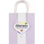 Folia 7 shopper in carta PASTELL M lilla chiaro azzurro giallo chiaro menta albicocca crema