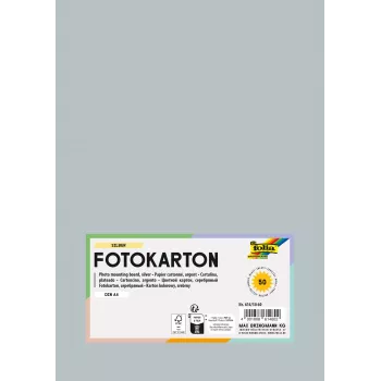 Folia 614/50 60 carta design - argento - A4 (210 x 297 mm) - 300 g/m² - opaca - 50 fogli