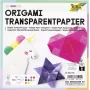 Folia carta pieghevole trasparente 15 x 15 cm, 50 fogli, 42 g/m²