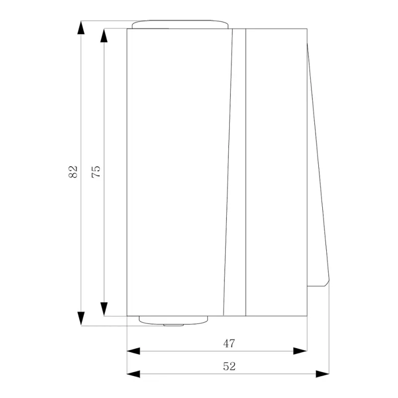 SIEMENS interruttore universale da parete DELTA superfice grigio scuro 1 modulo 10A 250V