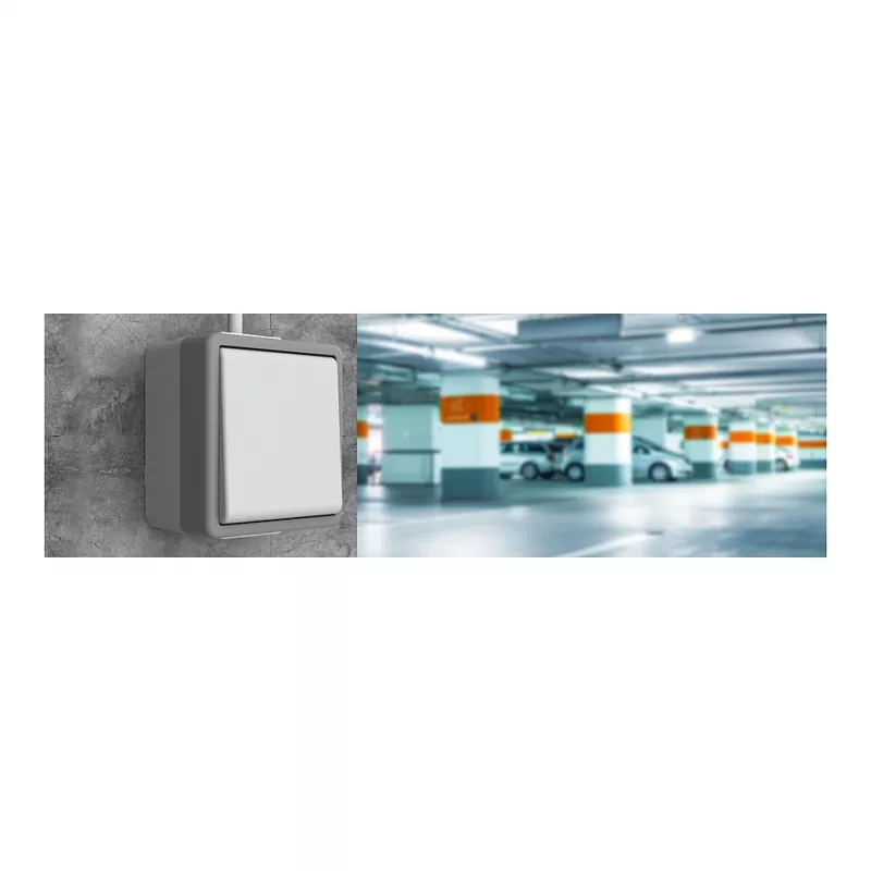 SIEMENS interruttore universale da parete DELTA superfice grigio scuro 1 modulo 10A 250V