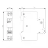 Siemens 5SV13166KK16 RCBO bipolare 16 A 30 mA, curva B, tipo A, 6 kA