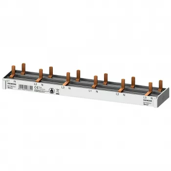 SIEMENS 5ST3675-0 barra collettrice a pettine 10mm² 3p/N 6xAFD+6xKomp. 12TE