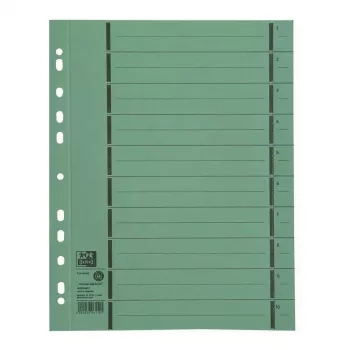 ELBA separatore 400004667 DIN A4 250 g/m² cartoncino manila verde