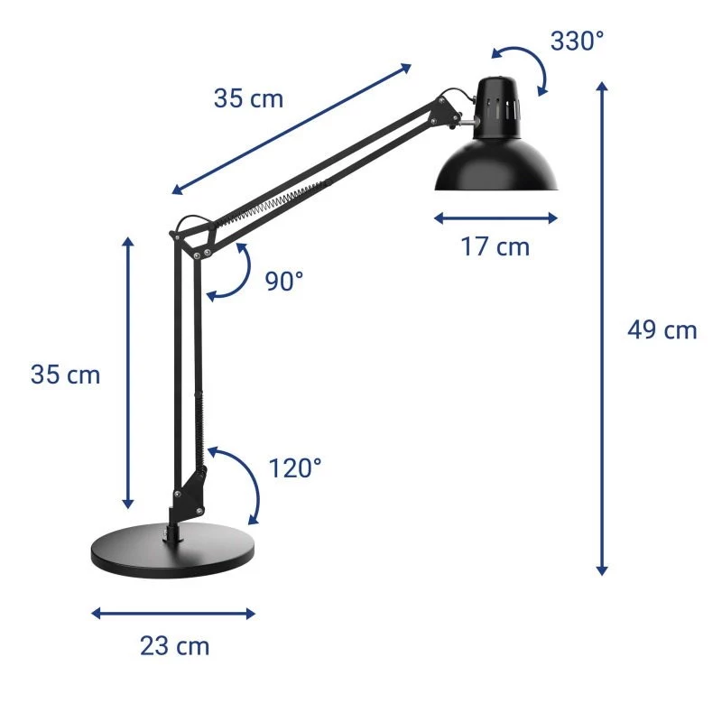 Jakob Maul GmbH MAULcircle lampada da scrivania LED 6W bianco neutro argento