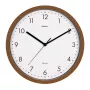 MAUL 9051476 orologio da parete al quarzo 30 cm x 5 cm legno (scuro) bianco
