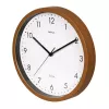 MAUL 9051476 orologio da parete al quarzo 30 cm x 5 cm legno (scuro) bianco