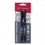 Tombow WS-BHS-2P set Dual Brush Pen - nero - 2 pezzi - confezione blister