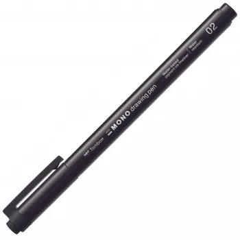 Tombow MONO Drawing Pen Fineliner 02 - nero - larghezza tratto 0,30 mm