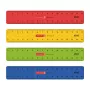 BRUNNEN righello 15,0 cm scelta colore rosso giallo verde blu