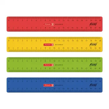 BRUNNEN righello 20,0 cm rosso giallo verde o blu