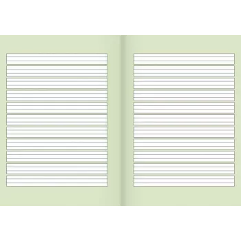 Quaderno scolastico riciclato BRUNNEN Lineatur 1 a righe con margine esterno, 1ª classe
