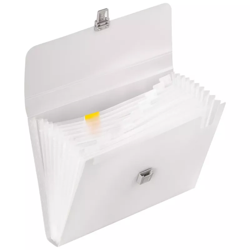 Organizer BRUNNEN FACT! a 10 sezioni, bianco