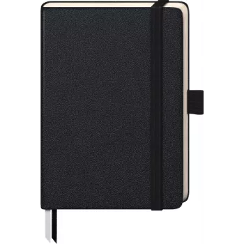 BRUNNEN KOMPAGNON taccuino A6 bianco 192 pagine copertina rigida nero