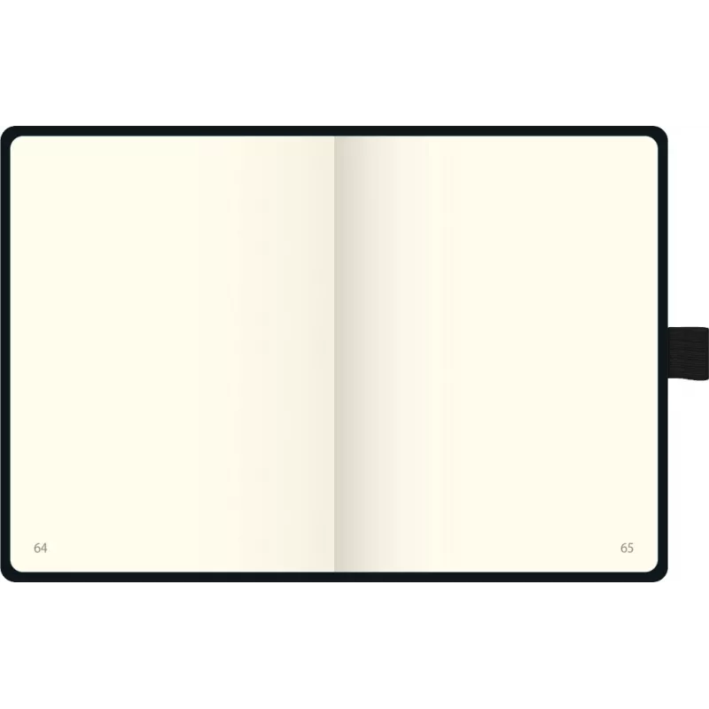 BRUNNEN KOMPAGNON taccuino A6 bianco 192 pagine copertina rigida nero