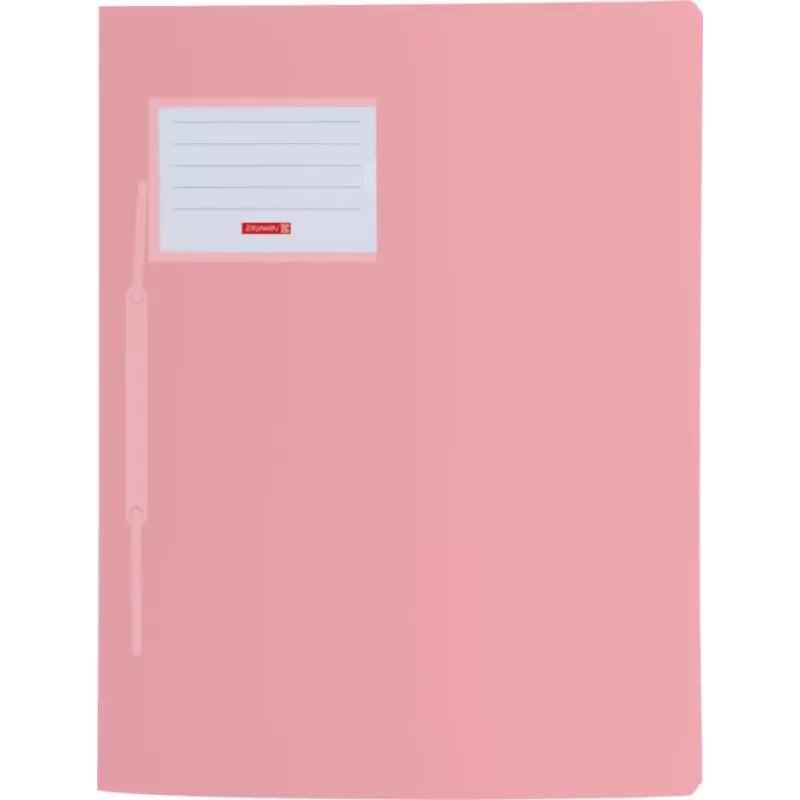 BRUNNEN FACT! cartella polipropilene rosa pastello traslucido DIN A4