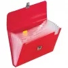 BRUNNEN FACT!pp Cartella organizzatrice 10 scomparti rossa A4 polipropilene
