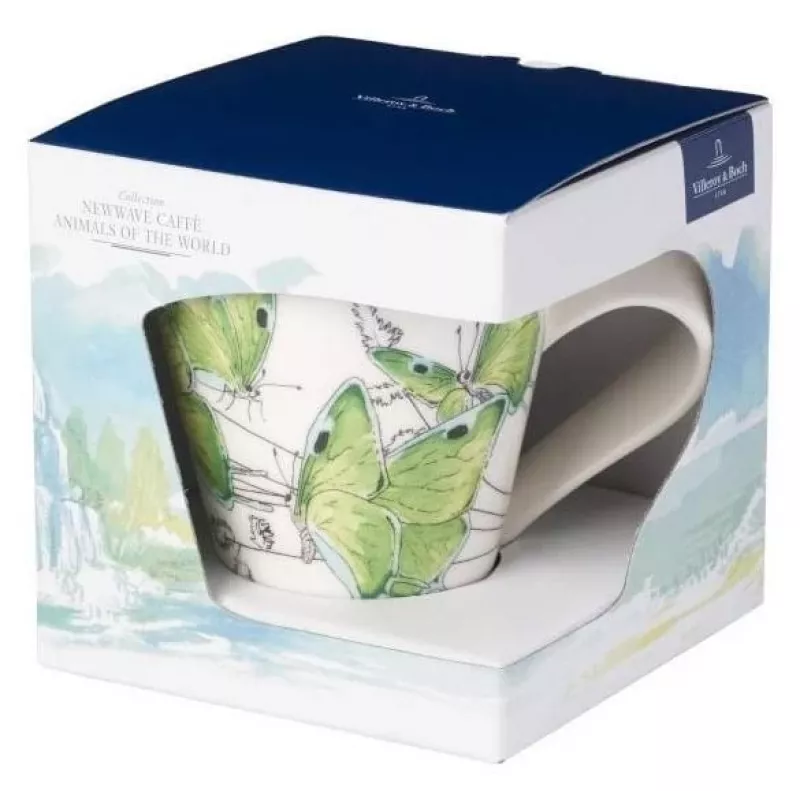 Villeroy & Boch NewWave Caffe Deep Green Mug in porcellana 300 ml confezione regalo