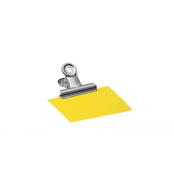 WEDO 64 21350 Graffetta in acciaio nichelato, argento, 50 mm, 100 pezzi