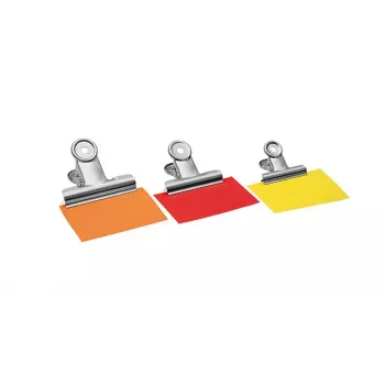 WEDO 64 21350 Graffetta in acciaio nichelato, argento, 50 mm, 100 pezzi