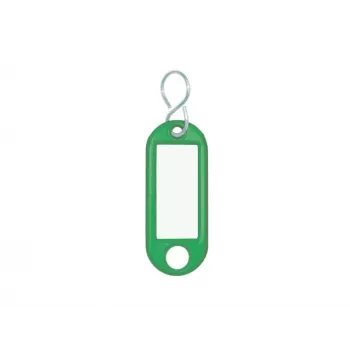 WEDO Graffetta Jumbo verde 52 mm 21 mm 10 pezzi acciaio rivestito in plastica