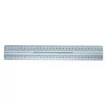WEDO Righello in alluminio 30 cm argento
