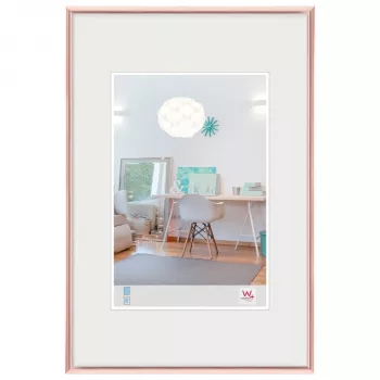 WALTHER New Lifestyle Cornice portafoto 18x24 cm oro rosa plastica KV824Y