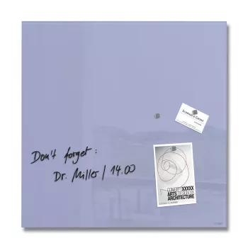 SIGEL Artverum lavagna magnetica in vetro 48 x 48 cm lavanda GL119