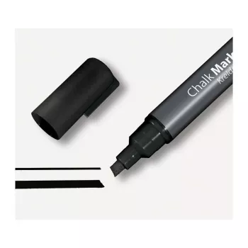 SIGEL Kreidemarker 50 pennarello a gesso punta a scalpello 1-5 mm nero 1 pezzo