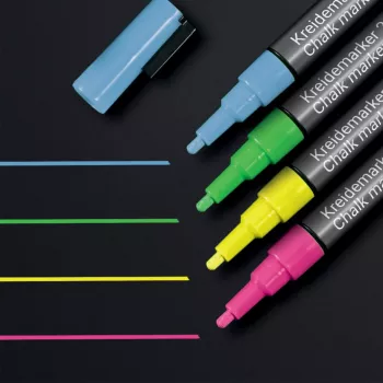 SIGEL Chalk Marker 20 punta tonda bianco