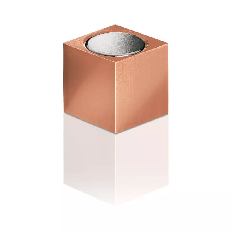SIGEL BA724 magneti in neodimio a cubo 11 mm rame oro grigio lucido confezione da 3
