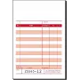 SIGEL KC621 blocco ricevute con foglio di addizione, A6 orizzontale, 50 moduli, numerati progressivamente, bianco