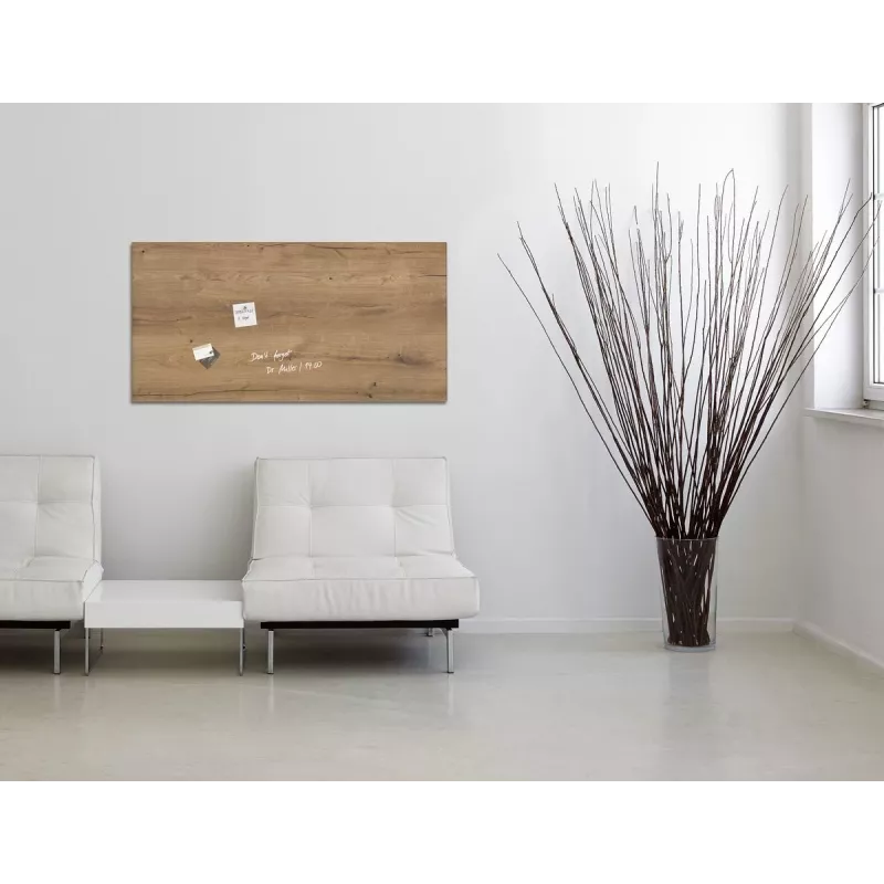 SIGEL GL258 lavagna magnetica in vetro 910 x 460 mm bianca