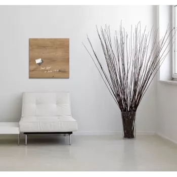 SIGEL GL254 Artverum lavagna magnetica in vetro 480 x 480 mm bianca