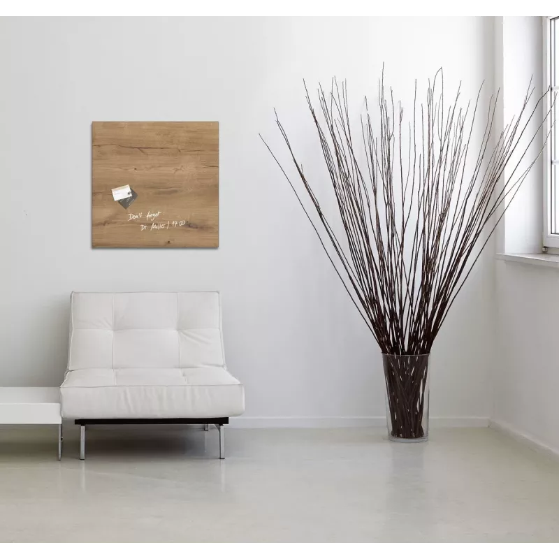 SIGEL GL254 Artverum lavagna magnetica in vetro 480 x 480 mm bianca
