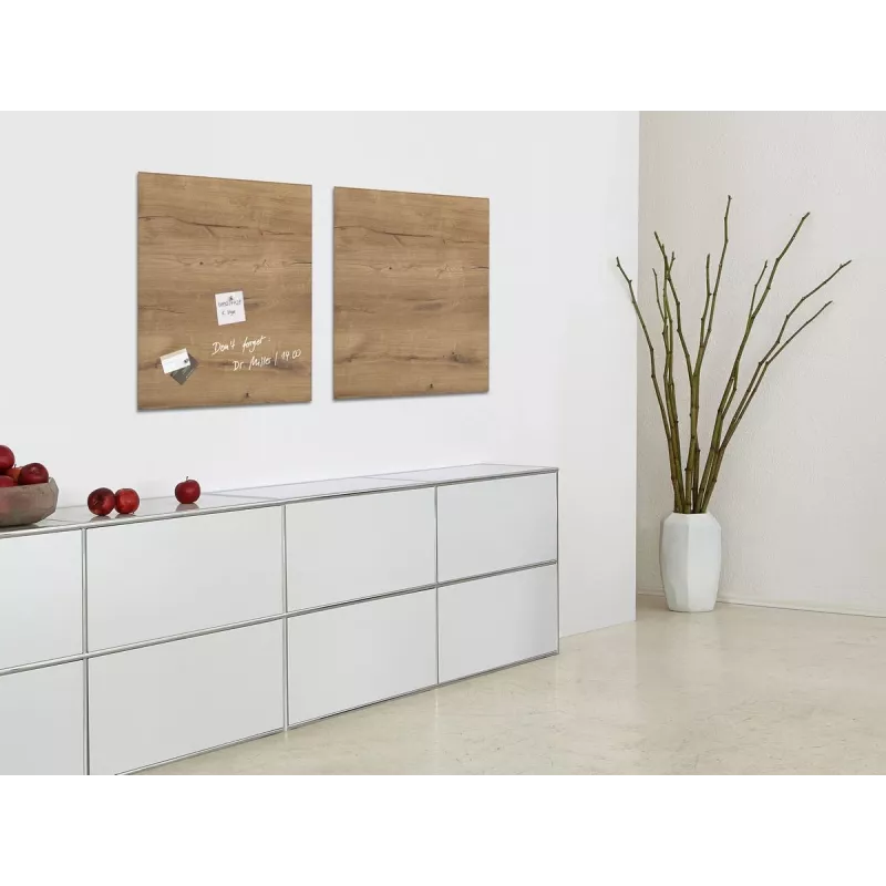 SIGEL GL254 Artverum lavagna magnetica in vetro 480 x 480 mm bianca