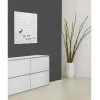 SIGEL GL164 lavagna magnetica in vetro 480 x 480 mm bianca