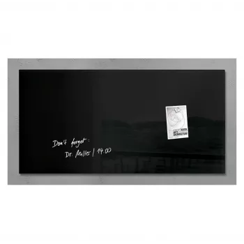 SIGEL artverum Lavagna magnetica in vetro 910 x 460 mm super bianca senza cornice
