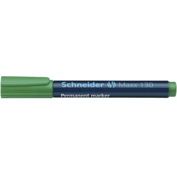 Schneider Pen Maxx 130 pennarello permanente - verde - punta tonda - inchiostro nero - larghezza tratto 1-3 mm
