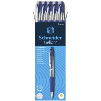 Schneider Gelion+ penna gel blu 0,4 mm - confezione da 10