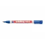 EDDING 404 Pennarello permanente per vetro, metallo, plastica - nero - punta tonda 1 mm