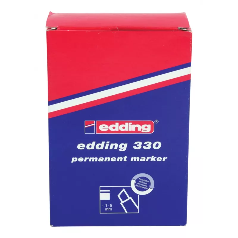 EDDING OFC-ED330BK Pennarello permanente nero 1-5 mm punta a scalpello 1 pezzo