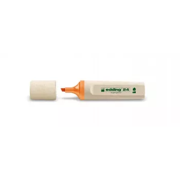 edding EcoLine 24 evidenziatore, punta a scalpello, arancione, 10 pz