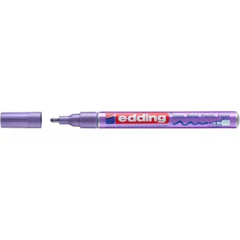 EDDING 4-751-9-078 Pennarello vernice - viola - punta tonda - alluminio - fine - 1 mm