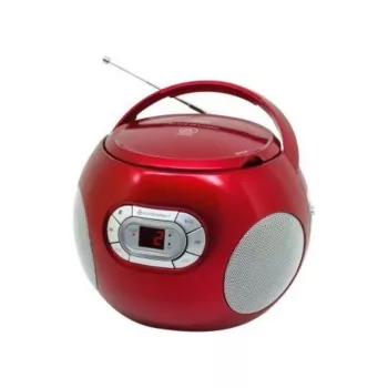 SOUNDMASTER SCD5100WE boombox CD bianca con radio FM, lettore cassette, USB e AUX