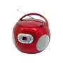 SOUNDMASTER SCD5100WE boombox CD bianca con radio FM, lettore cassette, USB e AUX
